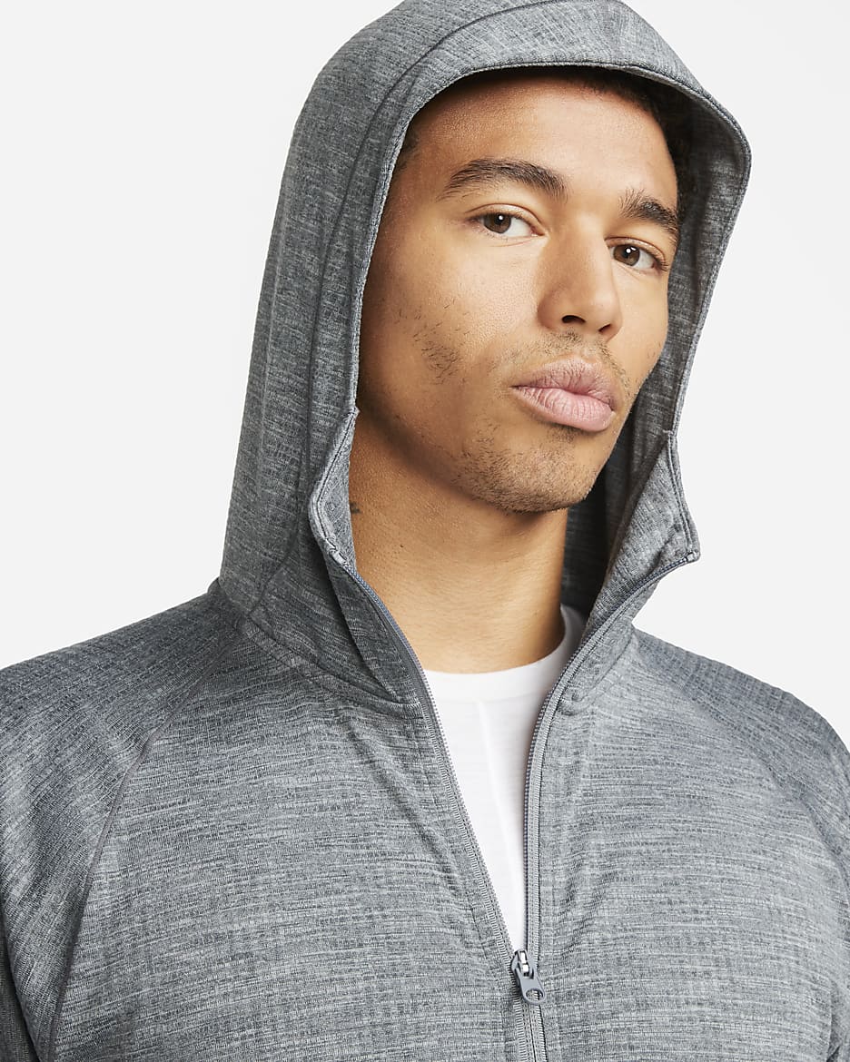 Popular Nike Men's Yoga Full Zip-up Hoodie Sz S